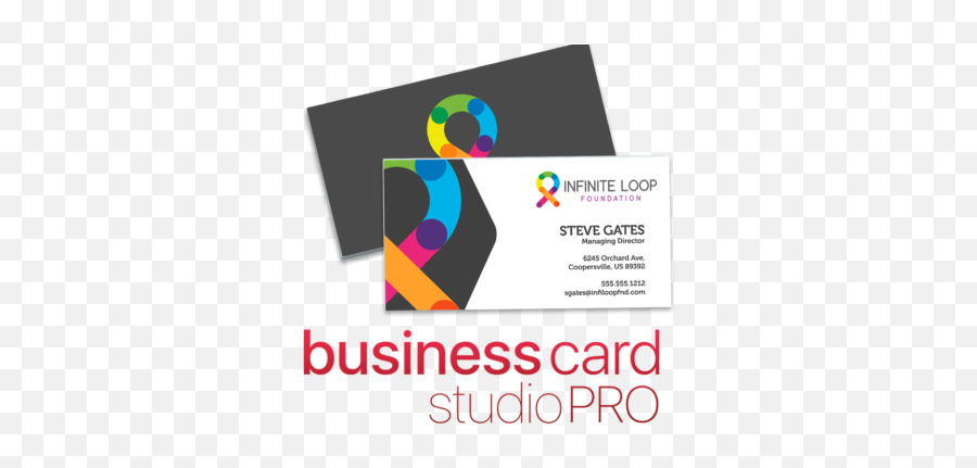 Business Card Studio Pro Software By Summitsoft - Business Card Studio Deluxe Emoji,Logo For Business