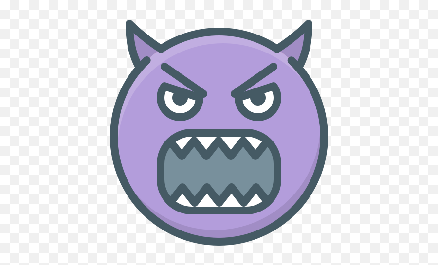 Angry Demon Devil Emoji Evil Face - Dot,Devil Emoji Transparent