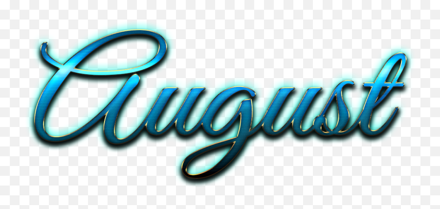 August Italic Logo Png - Horizontal Emoji,August Clipart