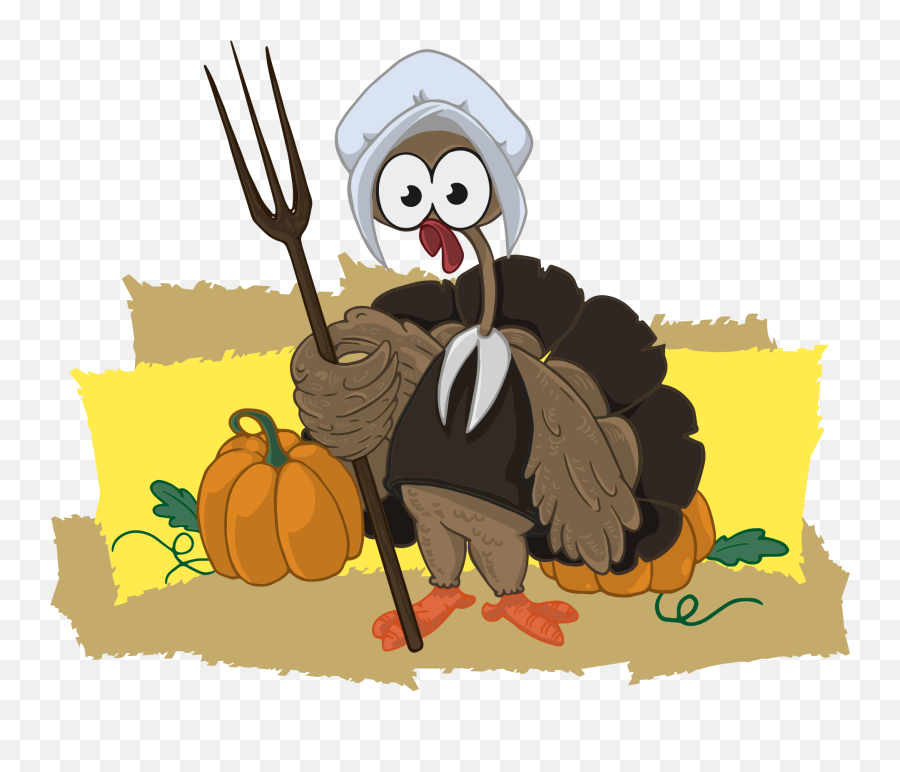 Painted Turkey With A Pitchfork Free Image Download - Once Upon A Crime Turkey Trouble Emoji,Pitchfork Png