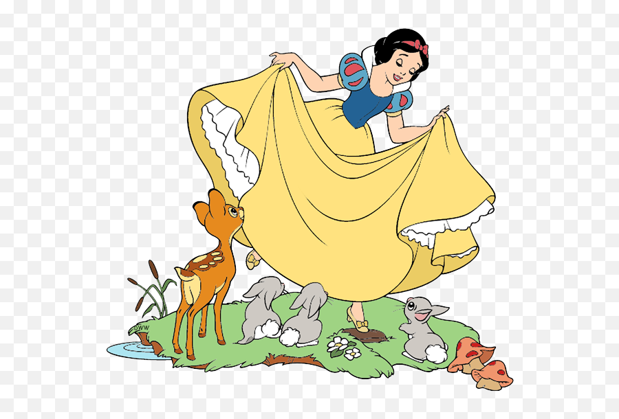 Snow White Clip Art Images - Snow White And The Seven Draws Png Emoji,Snow White Clipart