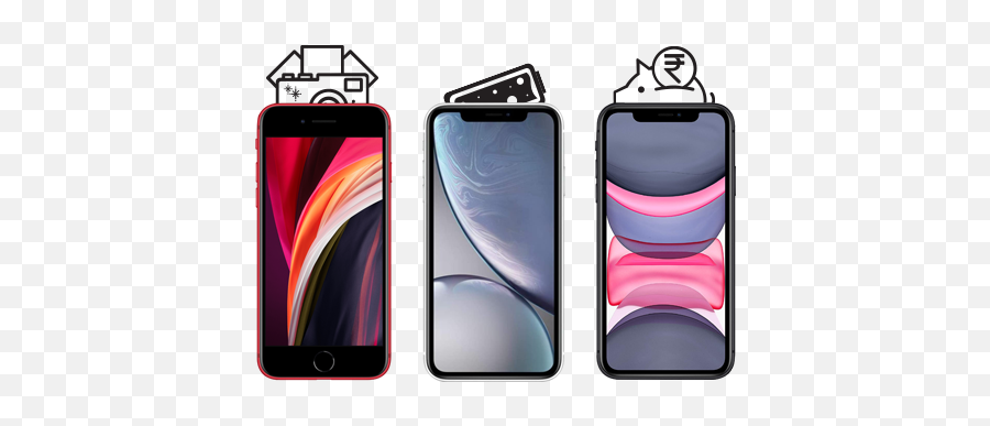 Iphone Se Vs Iphone Xr Vs Iphone 11 How Does Se 2020 Fare - Iphone 11 Emoji,Iphone Xr Png