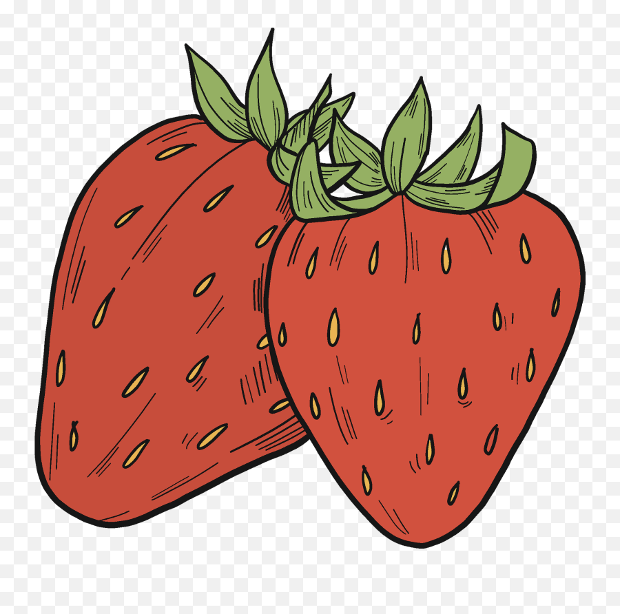Strawberries Clipart - Superfood Emoji,Strawberries Clipart