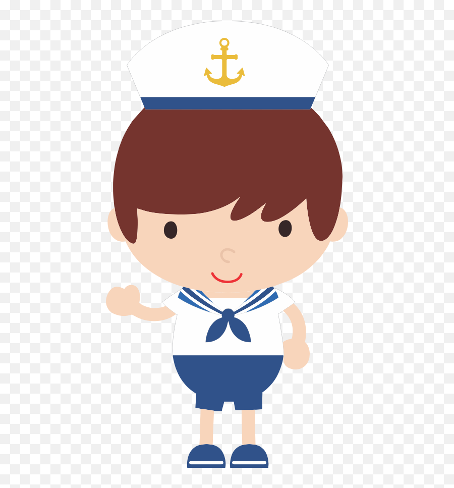 Sailor Boy Clipart Png Transparent Png - Full Size Kids Sailor Clipart Emoji,Sailor Clipart