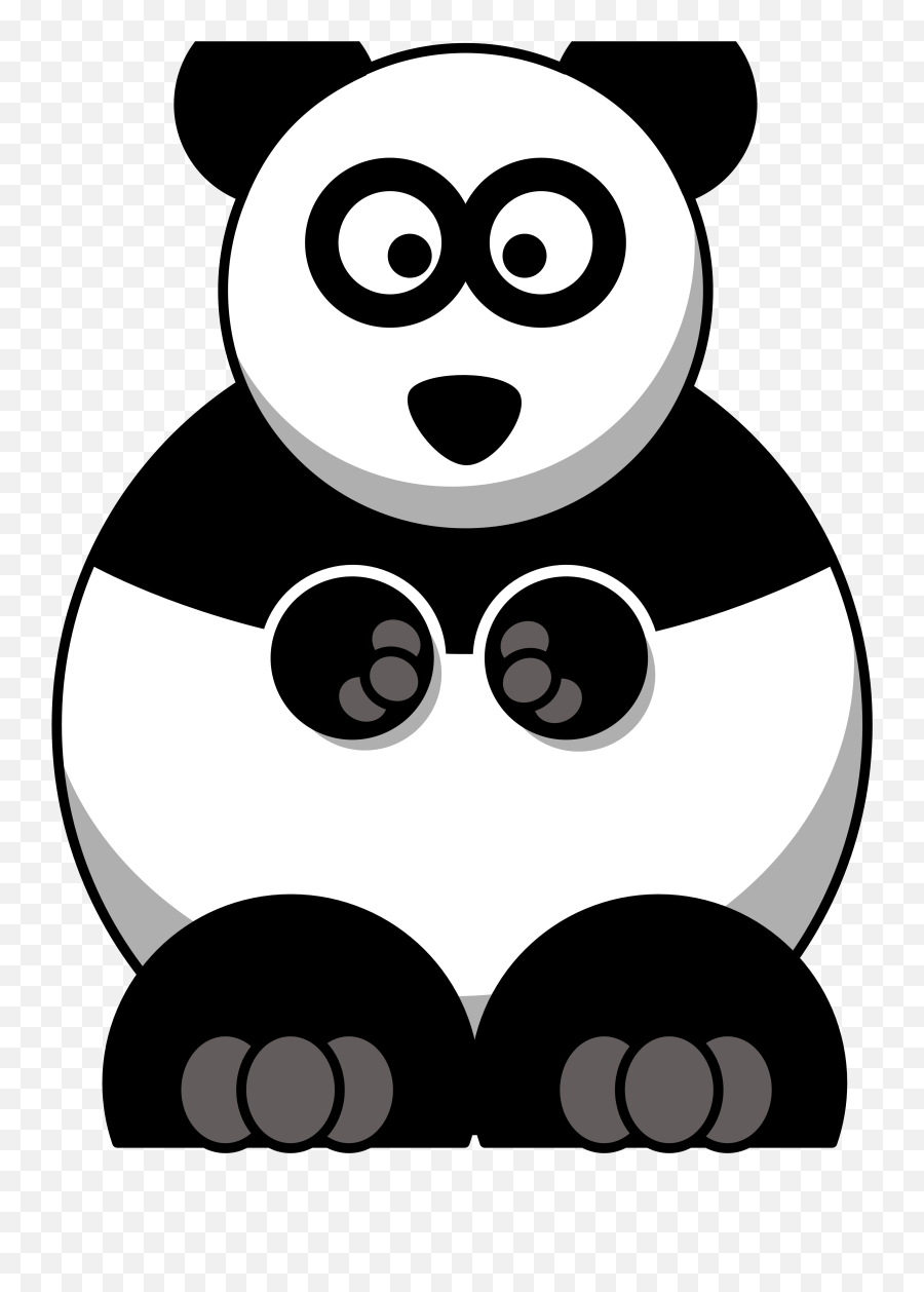 Cartoon Panda Bear Clipart - Panda Bear Cartoon Clipart Emoji,Stormtrooper Clipart