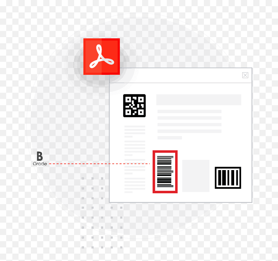 Barcode Inspection Solution Verify Decode And Grade Barcodes - Dot Emoji,Barcode Transparent