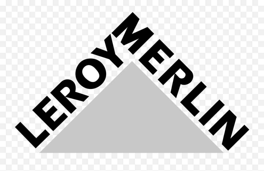 Leroy Merlin Logo Black And White - Leroy Merlin Emoji,Black Pyramid Logo