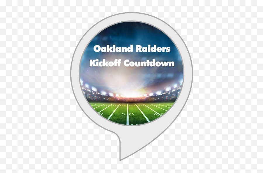 Amazoncom Countdown To Oakland Raiders Match Alexa Skills - Grassland Emoji,Raider Nation Logo