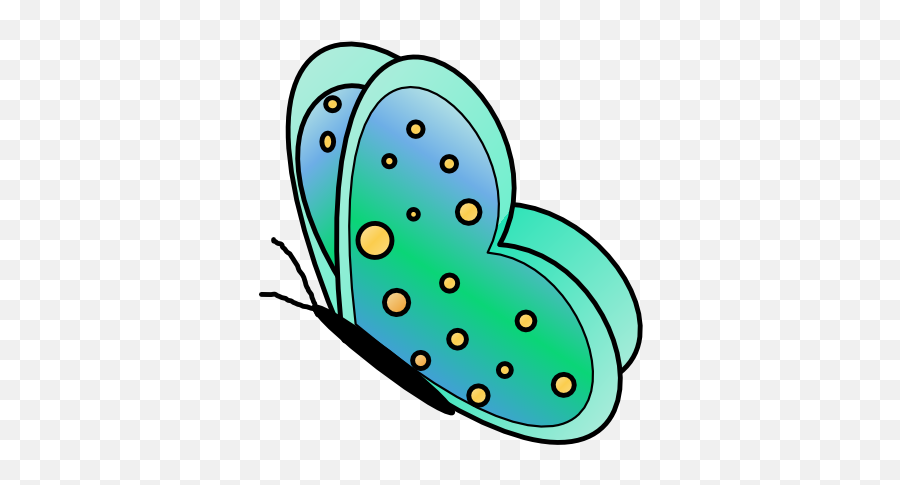Green Butterflies Clipart - Clip Art Bay Lovely Emoji,Butterflies Clipart