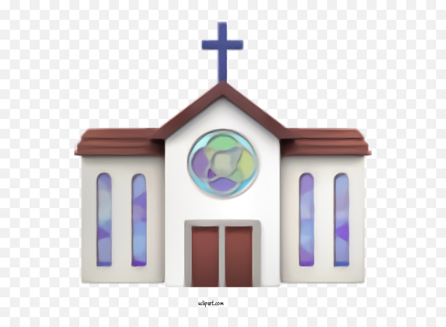 Holidays Place Of Worship Church Cross - Emoji,Church Building Clipart