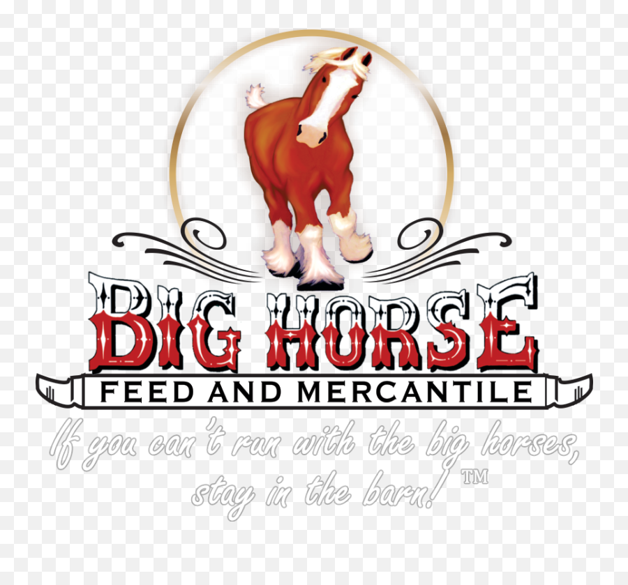 Big Horse Feed And Mercantile - Language Emoji,Car With Horse Logo