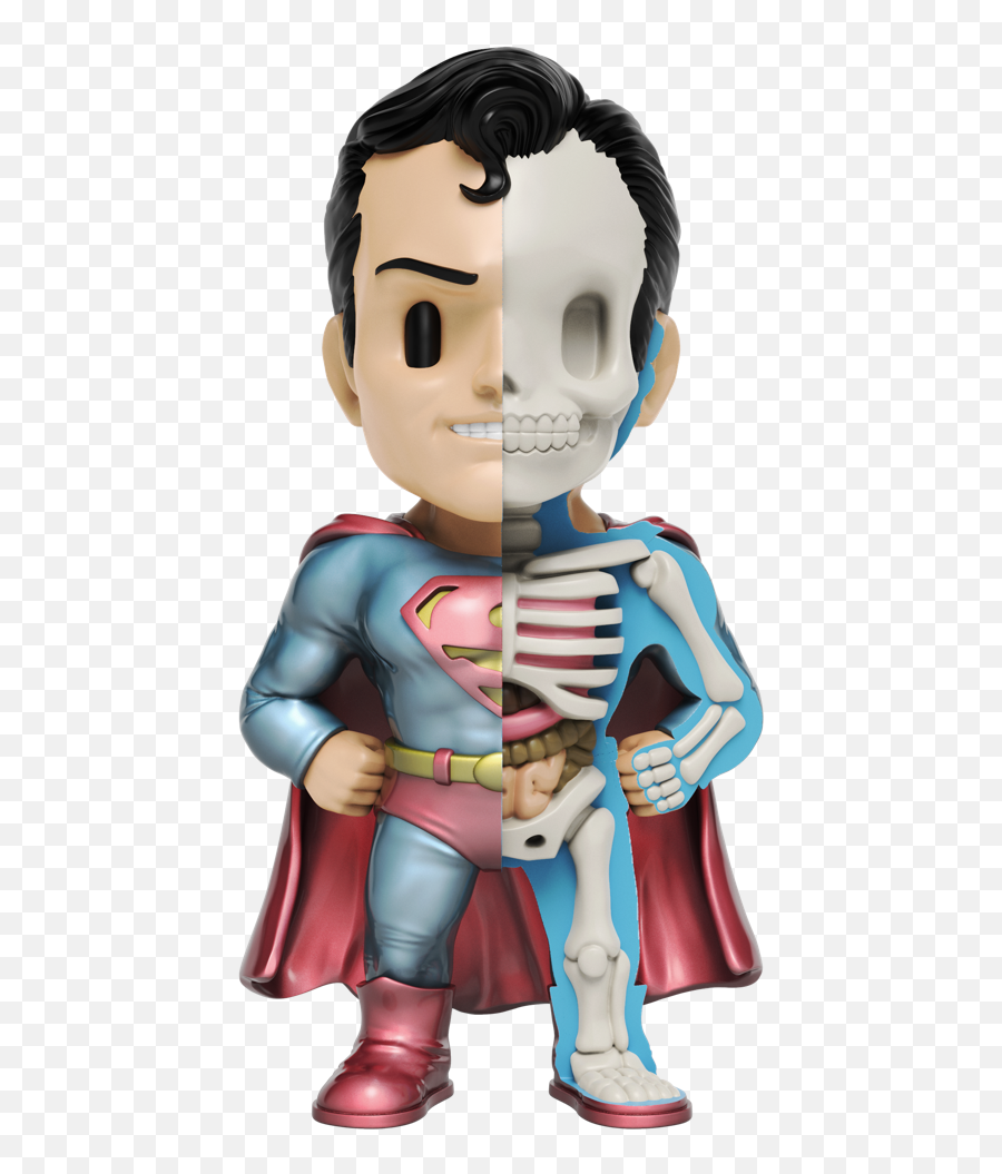 Xxray Plus 10 Superman Metallic Limited Edition Sculpture Signed Emoji,Superman Logo Drawings