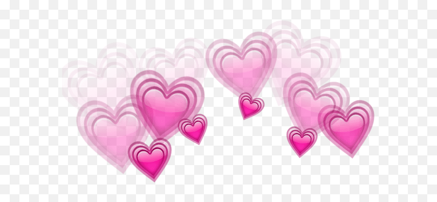 Crown Emoji - Pink Heart Crown Png Transparent Png,Pink Heart Emoji Png