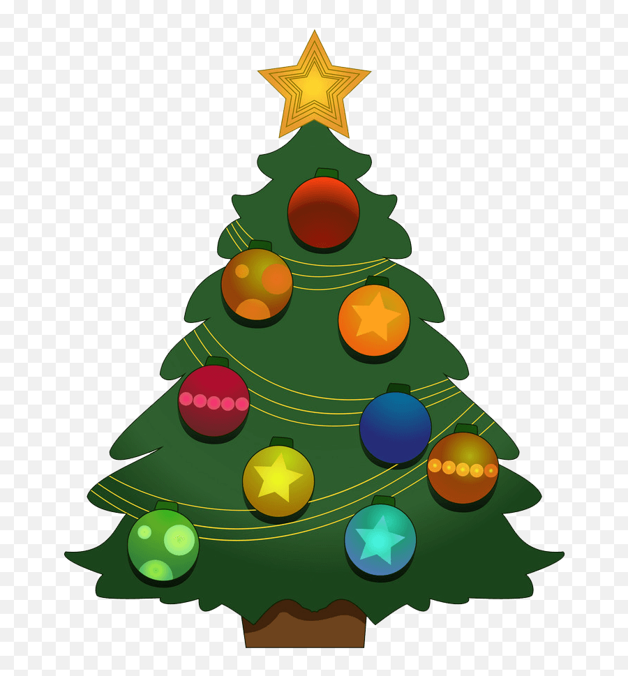 Christmas Tree Clipart - Clipartworld Christmas Day Emoji,Tree Clipart