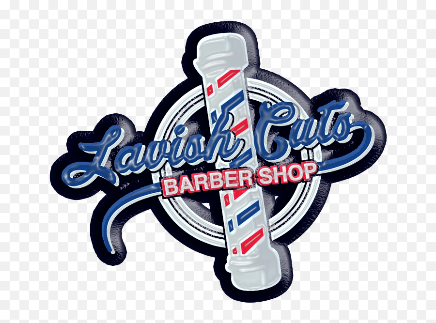 Lavish Cuts Barbershop Emoji,Barber Shop Logo Design