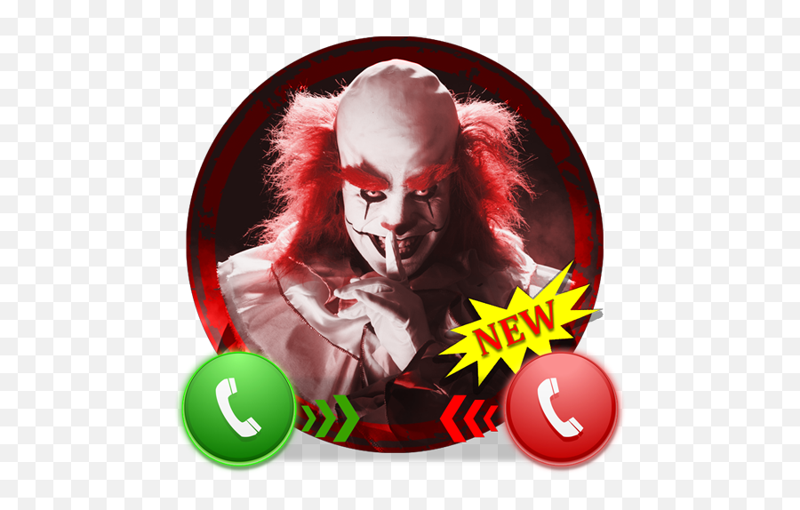 Spooky Killer Clown Fake Call Prankamazoncomappstore Emoji,Evil Clown Png