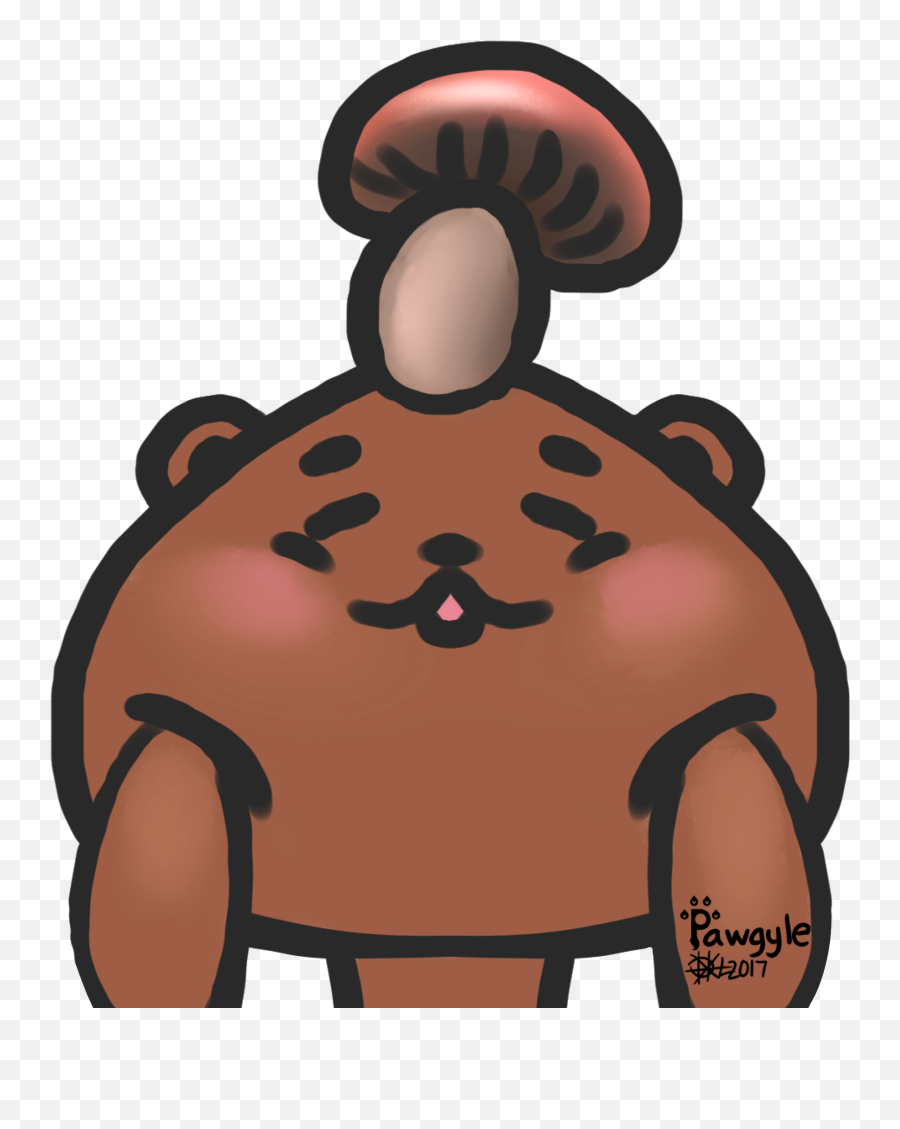 Download Mushroom Bear Now On Redbubble Png Image With No Emoji,Redbubble Logo Transparent