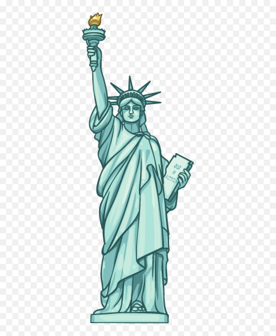 Statue Of Liberty Animated - Statue Of Liberty Emoji,Statue Of Liberty Clipart