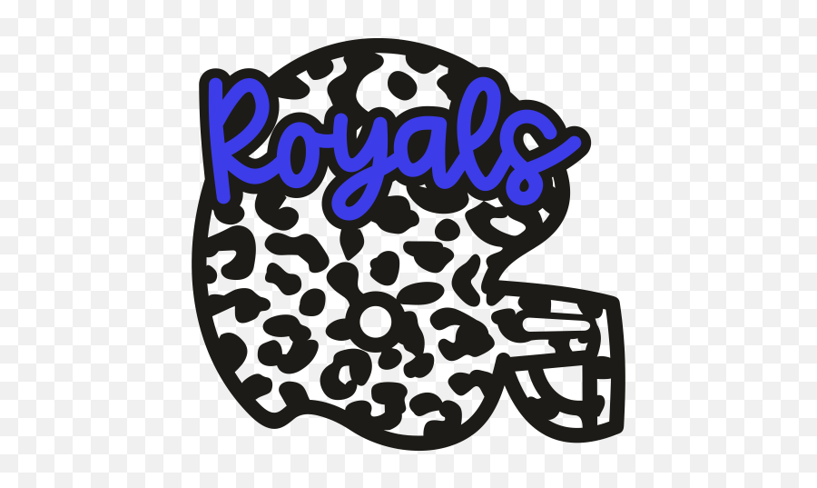 Leopard Print Royals Helmet Svg Kansas City Royals Emoji,Kc Royals Logo Png