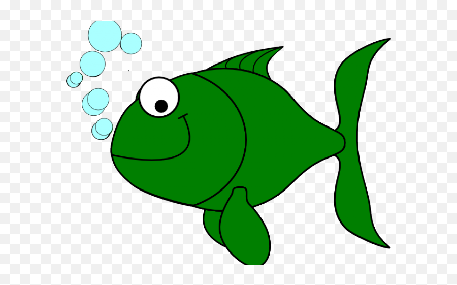 Goldfish Clipart Green - Green Fish Clipart Emoji,Goldfish Clipart