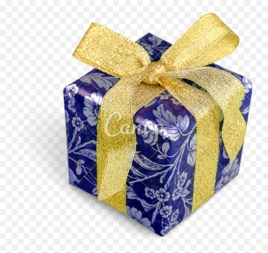 Download Hd Gift Box With Ribbon With Transparent Background Emoji,Presents Transparent Background