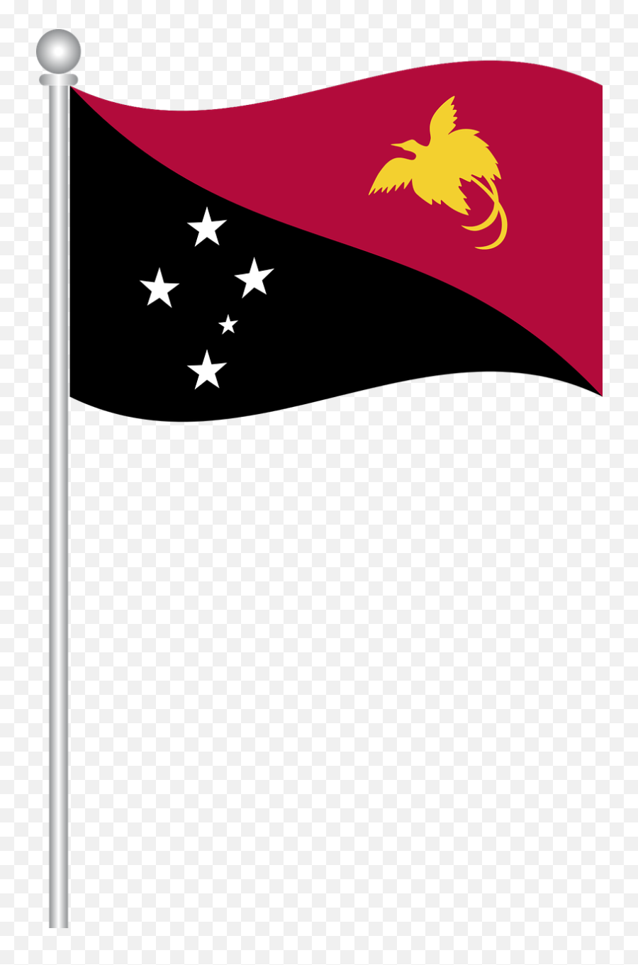 Flag Of Papua New Guineaflagpapua New Guineaworldfree Emoji,Indonesia Flag Png
