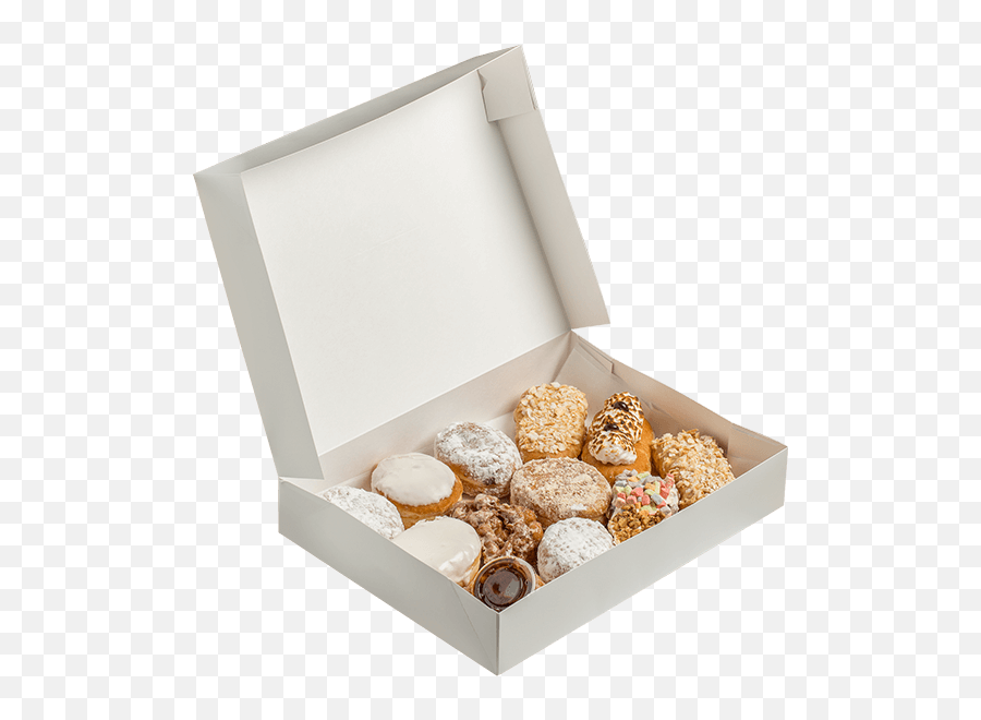 Download Dozen Assorted Box - Box Of Donut Png Full Size Box Of Donuts Png Emoji,Donut Png