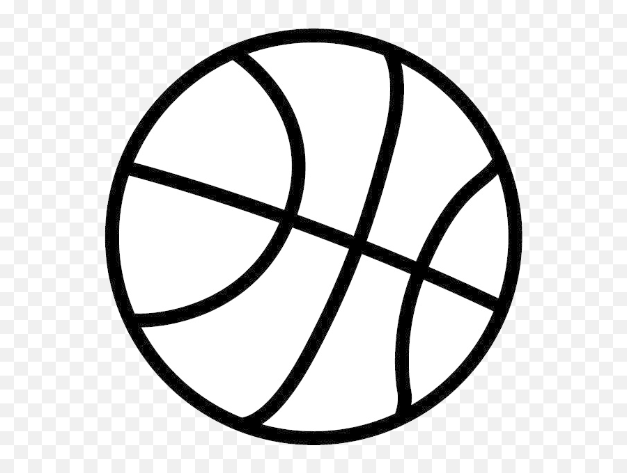 Basketball Png Clipart - Basketball Black And White Clipart Black And White Ballclipart Emoji,Basketball Png