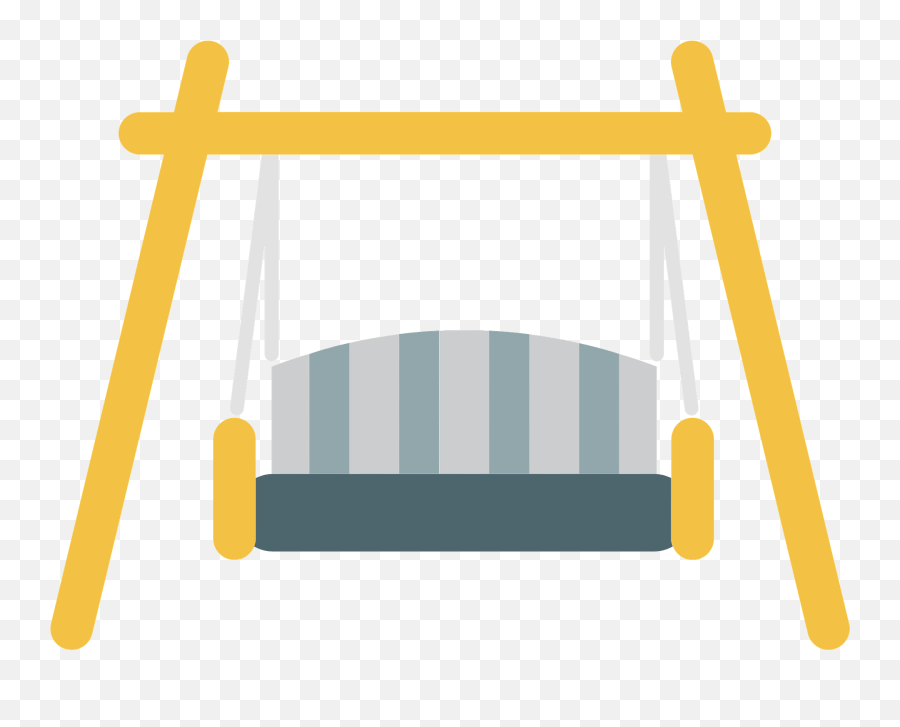 Porch Swing Clipart - Vertical Emoji,Swing Clipart