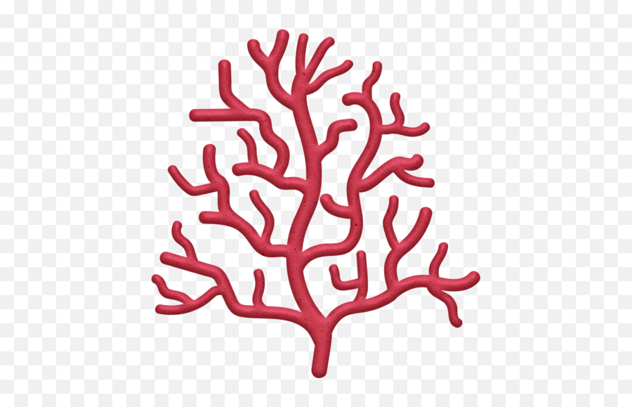 Pin - Sea Coral Simple Clipart Emoji,Coral Clipart