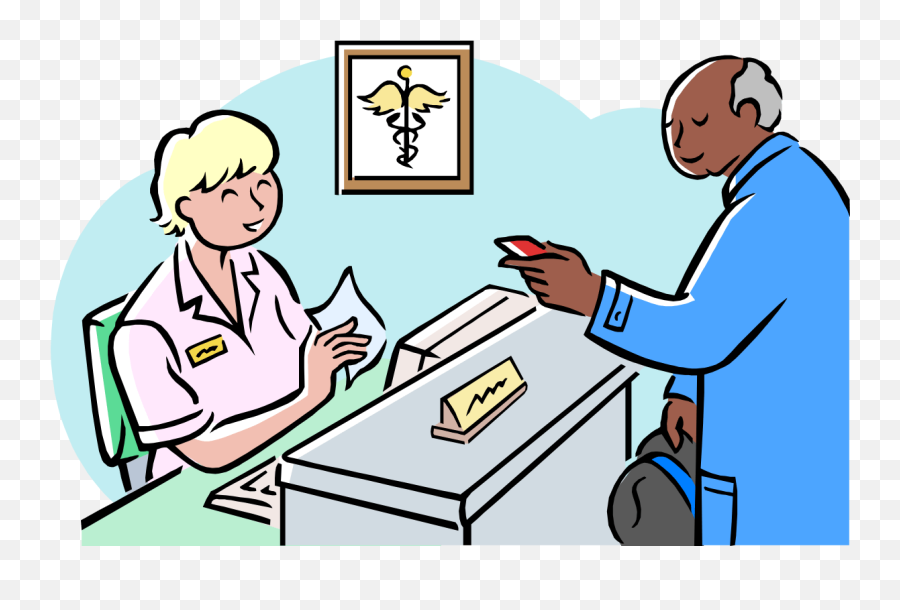 Desk Clipart Hospital Desk Hospital Transparent Free For - Talk To A Receptionist Emoji,Desk Clipart