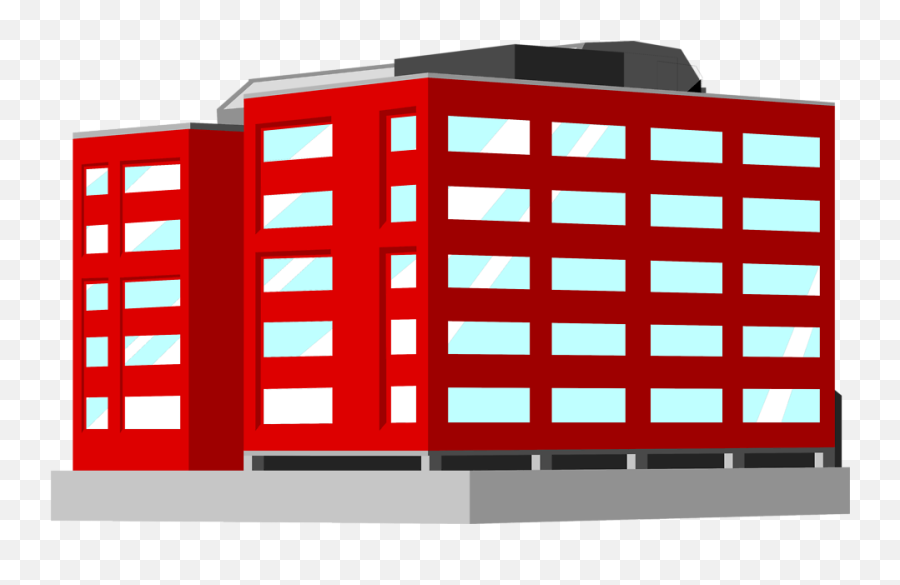 Clipart Food Building Clipart Food Building Transparent - Office Building Red Png Emoji,Building Clipart