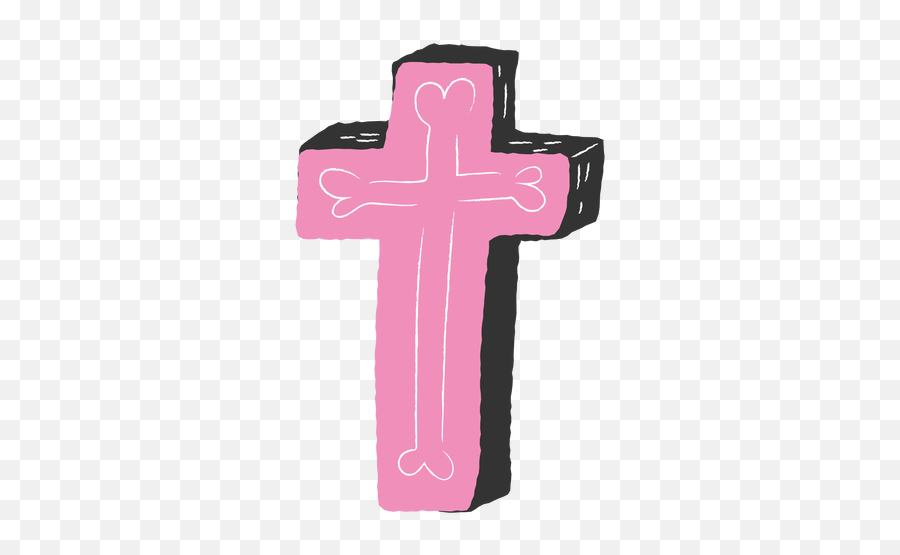 Bone Christian Cross - Christian Cross Emoji,Christian Cross Transparent
