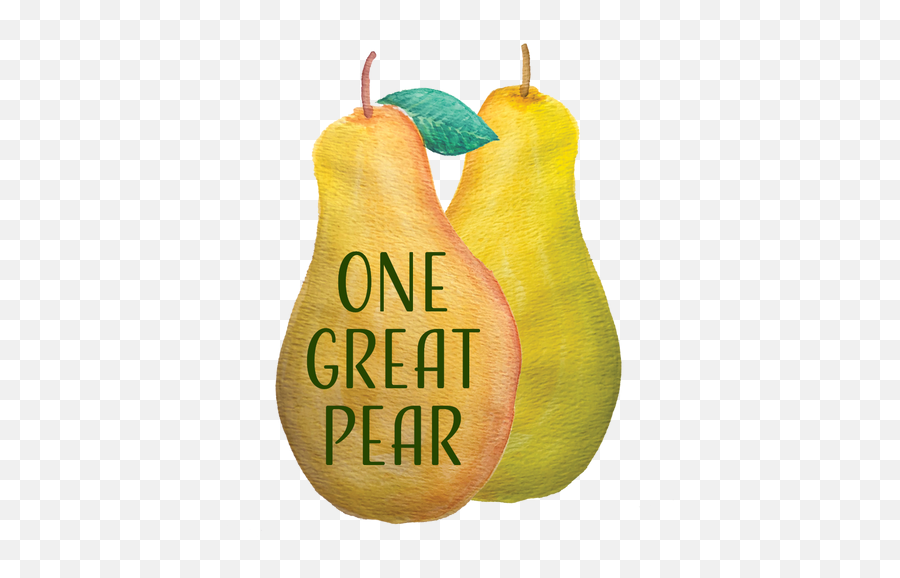 One Great Pear - European Pear Emoji,Pear Logo