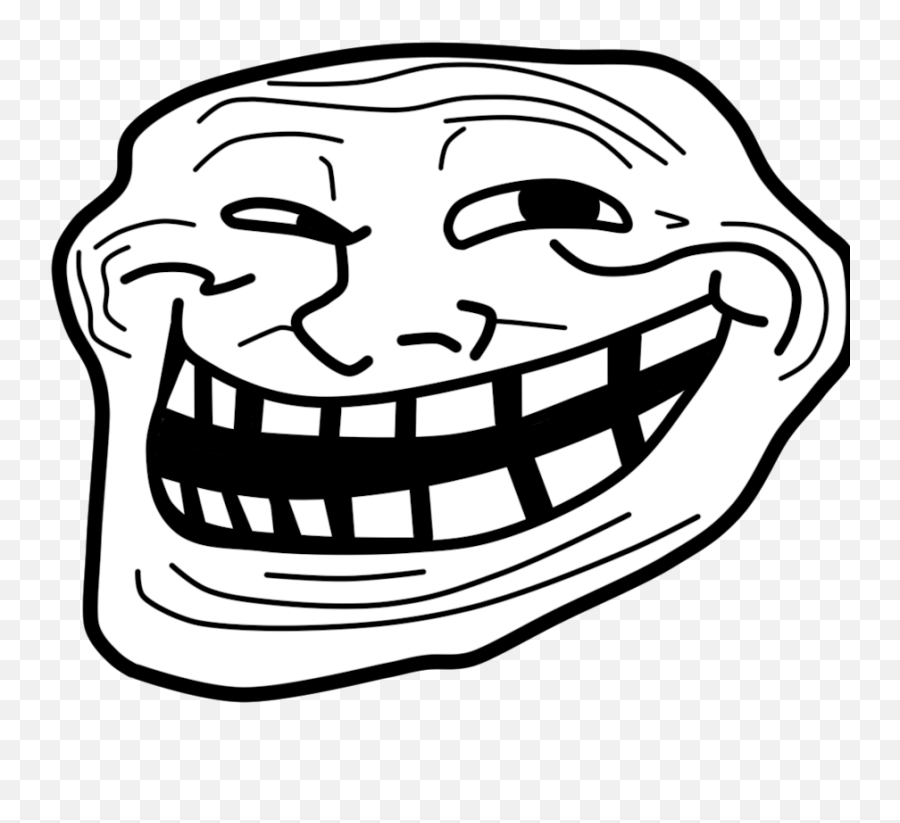 Troll Face Png No Background - Troll Face Without Background Emoji,Troll Face Png