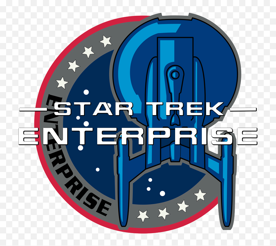 Download Star Trek Enterprise Patch Title - Logo Star Trek Emoji,Starship Enterprise Png