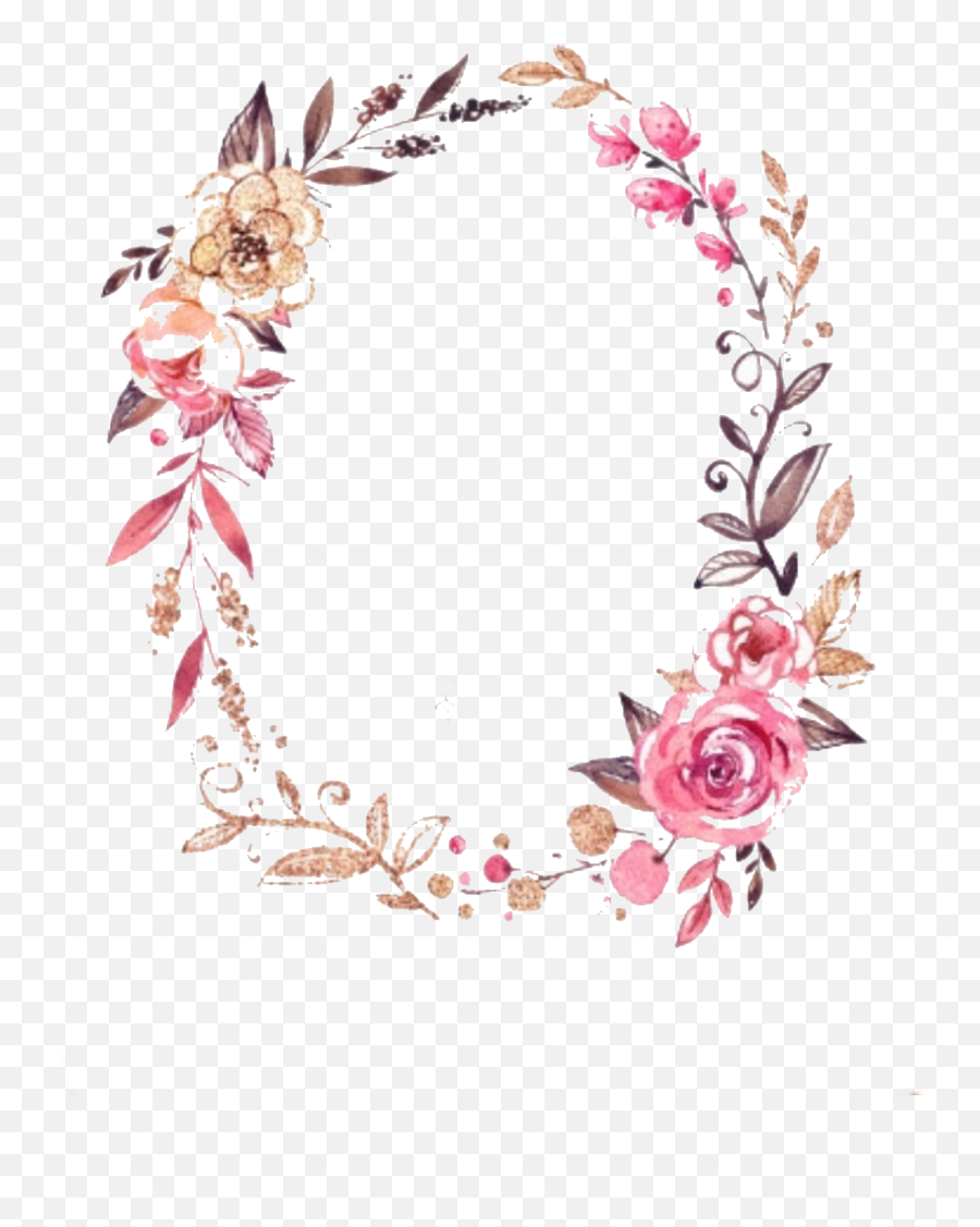 Library Of Boho Cow Head With Flower Crown Transparent - Free Glitter And Glam Monogram Printables The Cottage Market P Emoji,Flower Crown Transparent
