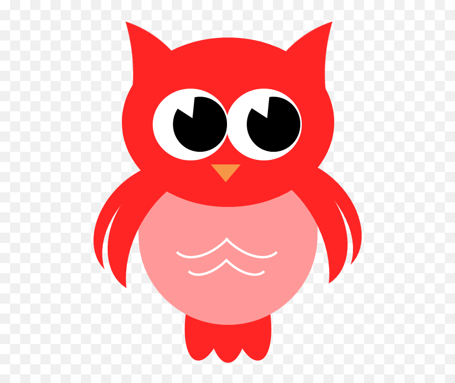 Clipart Owl Red - Owl Clip Art Red Png Download Full Emoji,Cute Owls Clipart