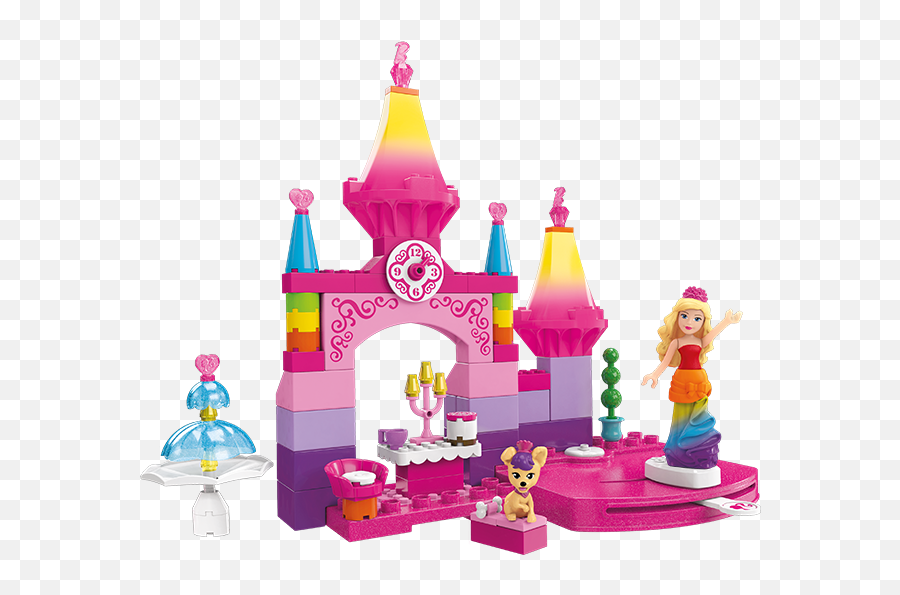 Barbie - Rainbow Princess Castle Mega Construx Emoji,Princess Castle Png