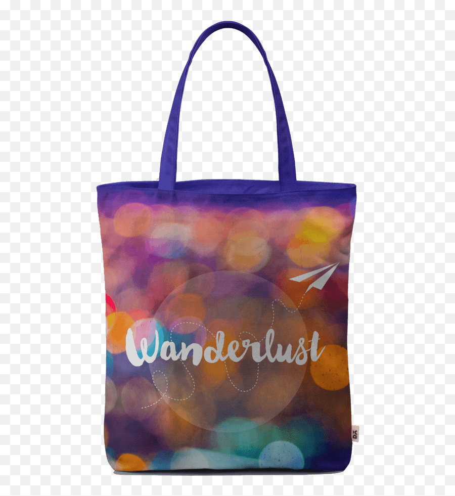 Dailyobjects Wanderlust Bokeh Baesic Tote Bag Buy At Emoji,Gold Bokeh Png