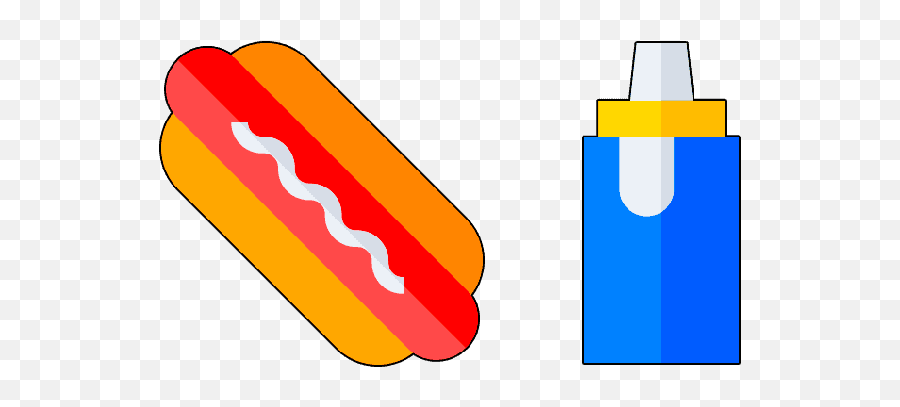Hot - Dog Cute Cursor Emoji,Hot Dog Clipart Png