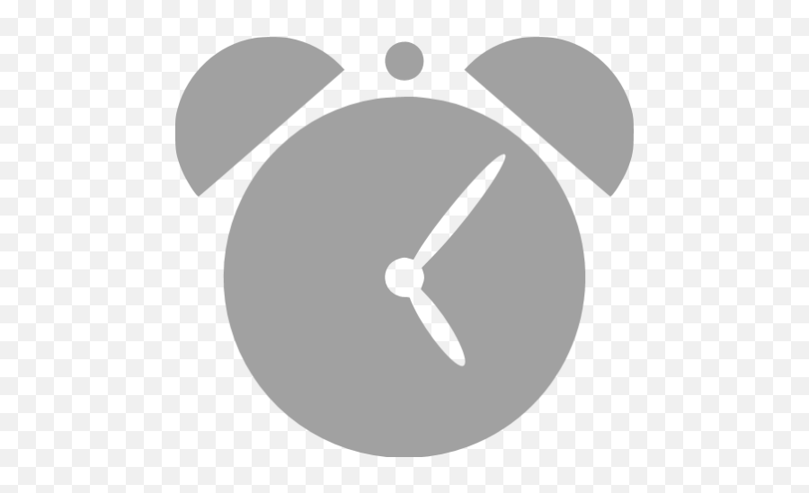 Alarm Clock 02 Icons Images Png Transparent - Light Grey Alarm Clock Icon Emoji,Clock Icon Png