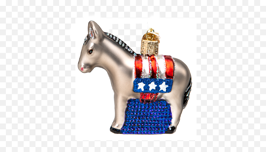 Republican U0026 Democrat Ornaments - Horse Supplies Emoji,Republican Elephant Logo