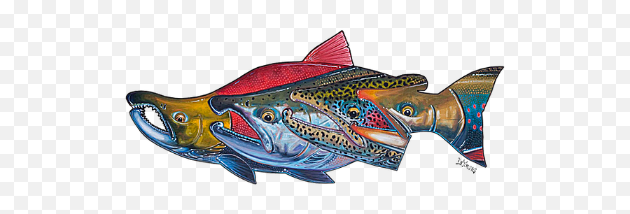 Kenai River Fishing Guide Brad Kirr - Fish Emoji,Fishing Logos