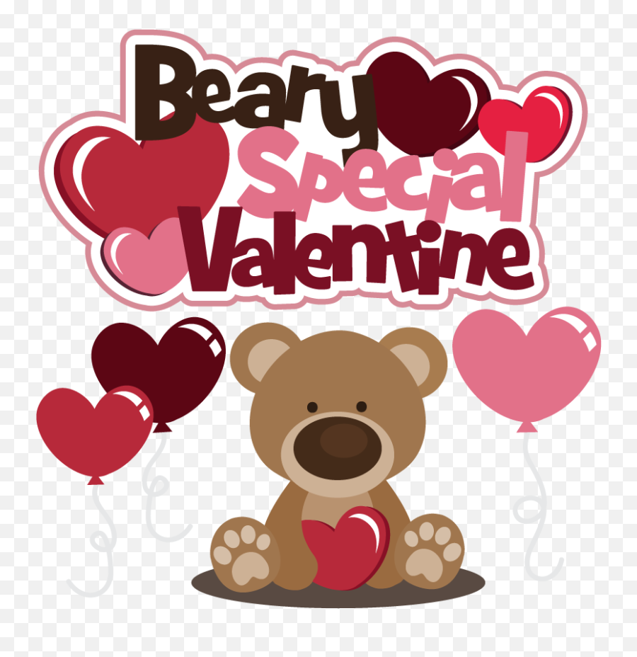 Teddy Bear Valentines Day Clipart - Clipart Bear Valentine Emoji,Valentines Day Clipart