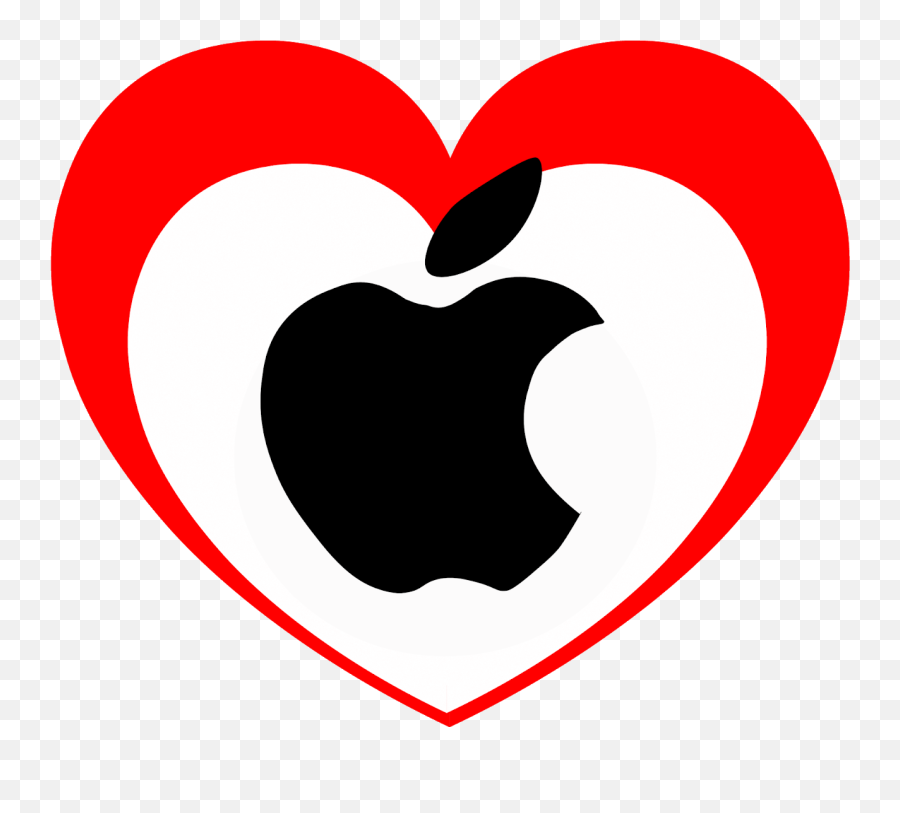 Like Apple Clipart Png Transparent - Love Apple Png Emoji,Apple Transparent Background