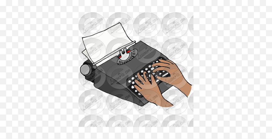 Type Picture For Classroom Therapy Use - Great Type Clipart 4 20 Emoji,Typewriter Clipart