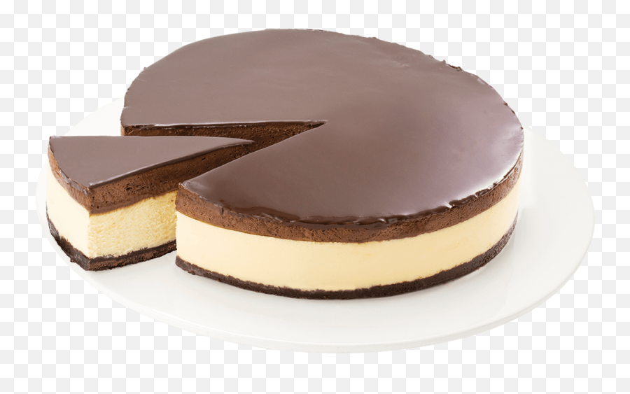 Download Cheesecakes - Chateau Gateaux Baked Chocolate Cheesecake Emoji,Cheesecake Png