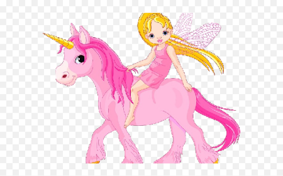 Unicorn With Fairy Png Download - Clip Art Emoji,Unicorn Clipart