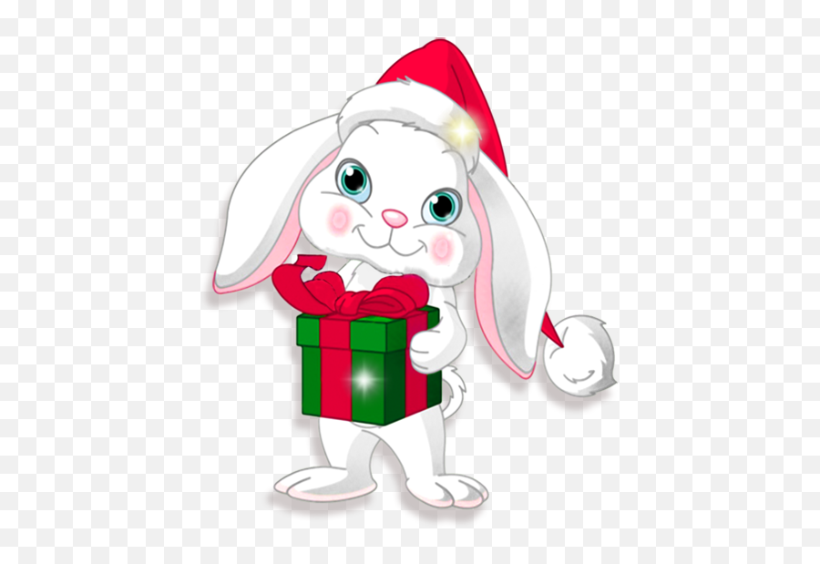 Animaux De Noel Oursons Lapins De Noel Chatons Rennes - Cute Christmas Bunny Png Emoji,Christmas Sweater Clipart